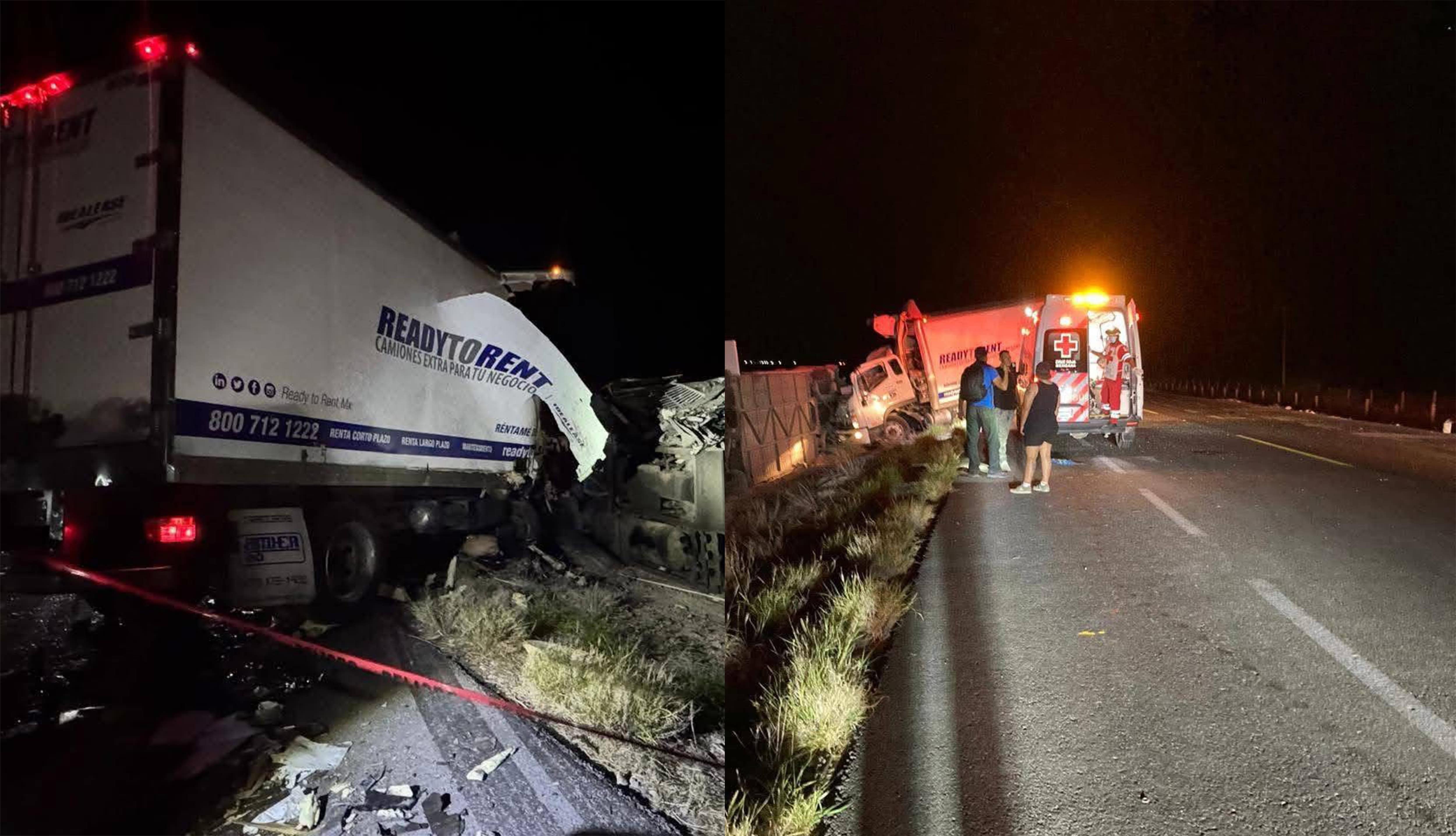 Tragedia en carretera Cuatro Ciénegas - San Pedro: choque entre camiones deja dos muertos