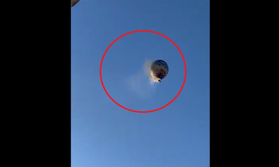 Horror en Brasil; Globo aerostático se incendia en pleno vuelo