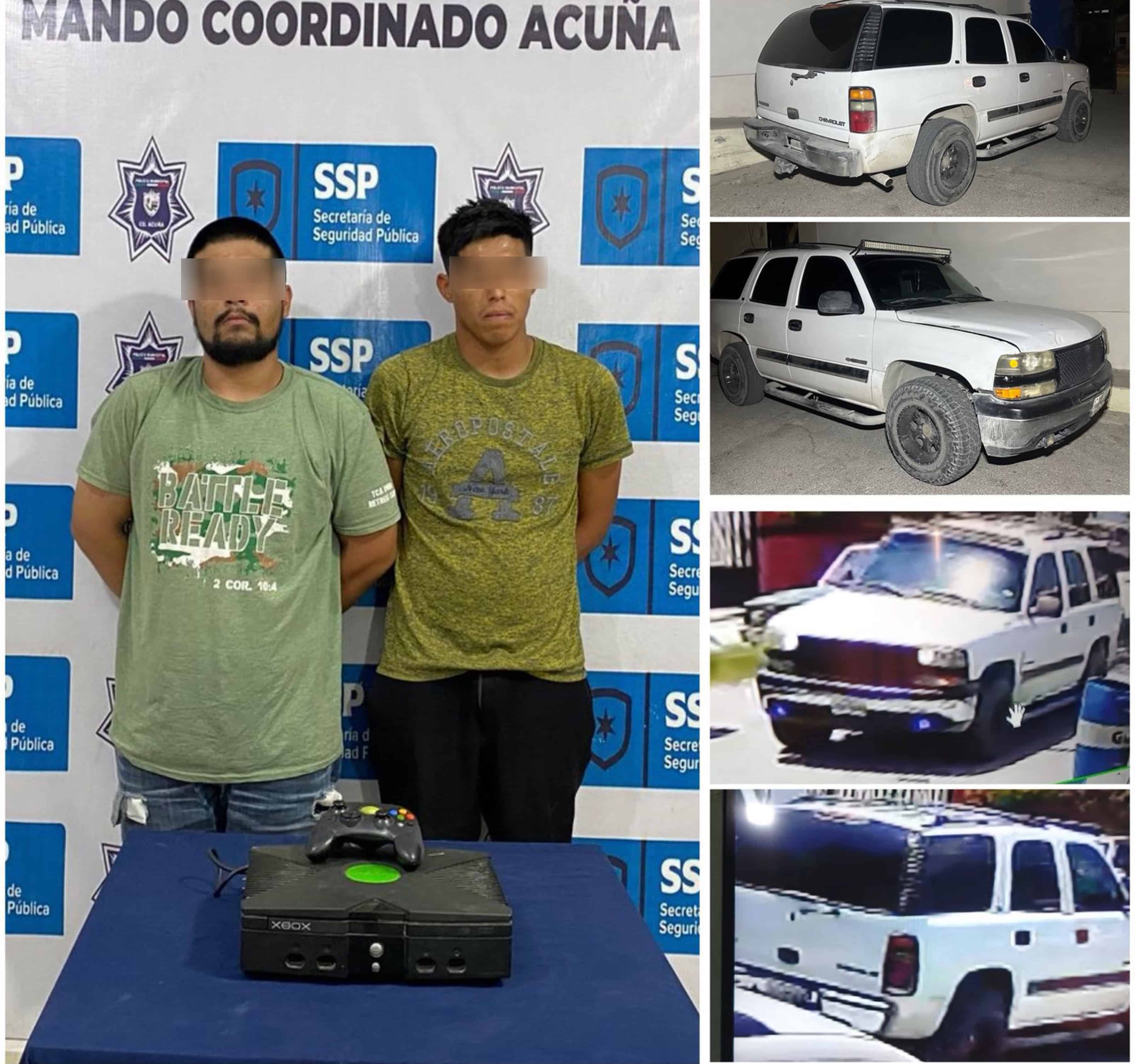 Detienen a Dos por Robo a Casa Habitación en Ciudad Acuña