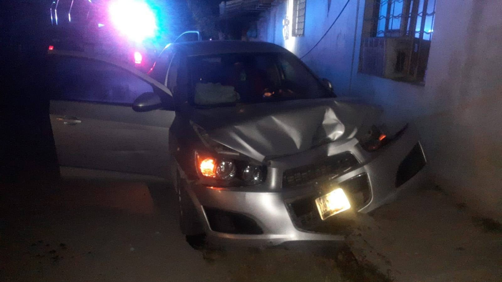 Mujer embarazada sufre fractura tras fuerte choque en Allende