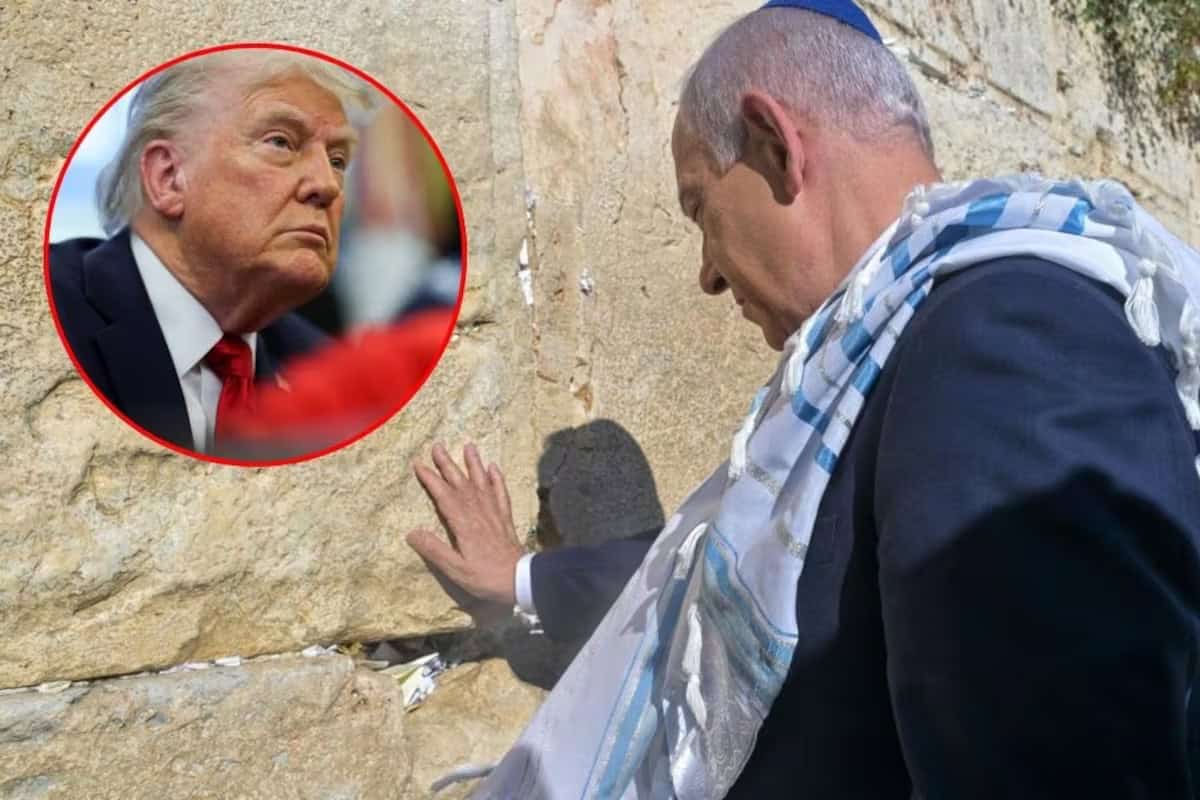 Netanyahu ora por Trump en el Muro de los Lamentos