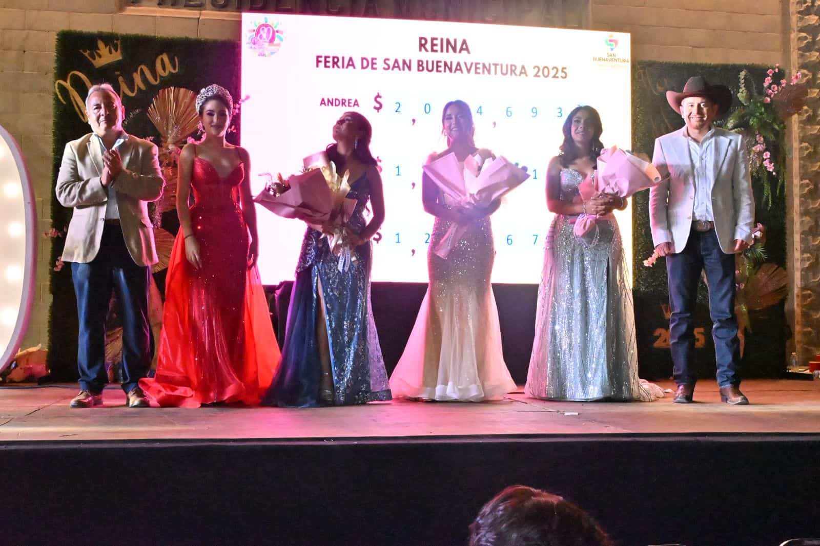 Andrea Gavia nueva Reina de las Ferias del 14 de Julio en San Buenaventura