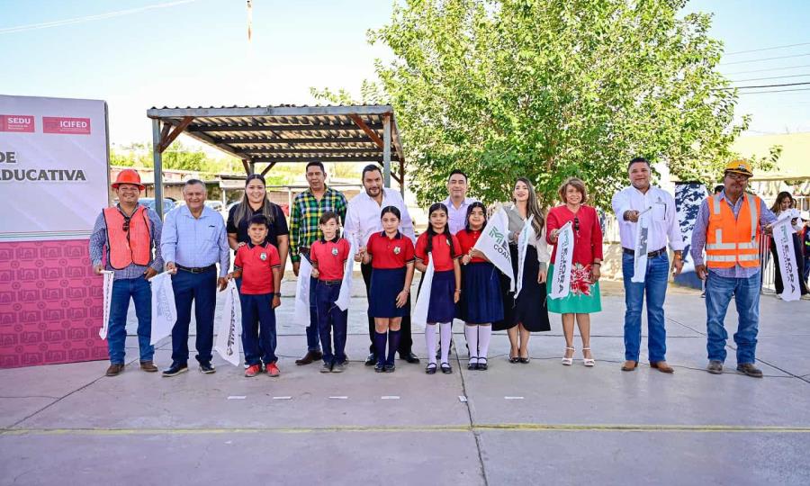 500 alumnos se beneficiarán con servicios sanitarios en escuela de Monclova