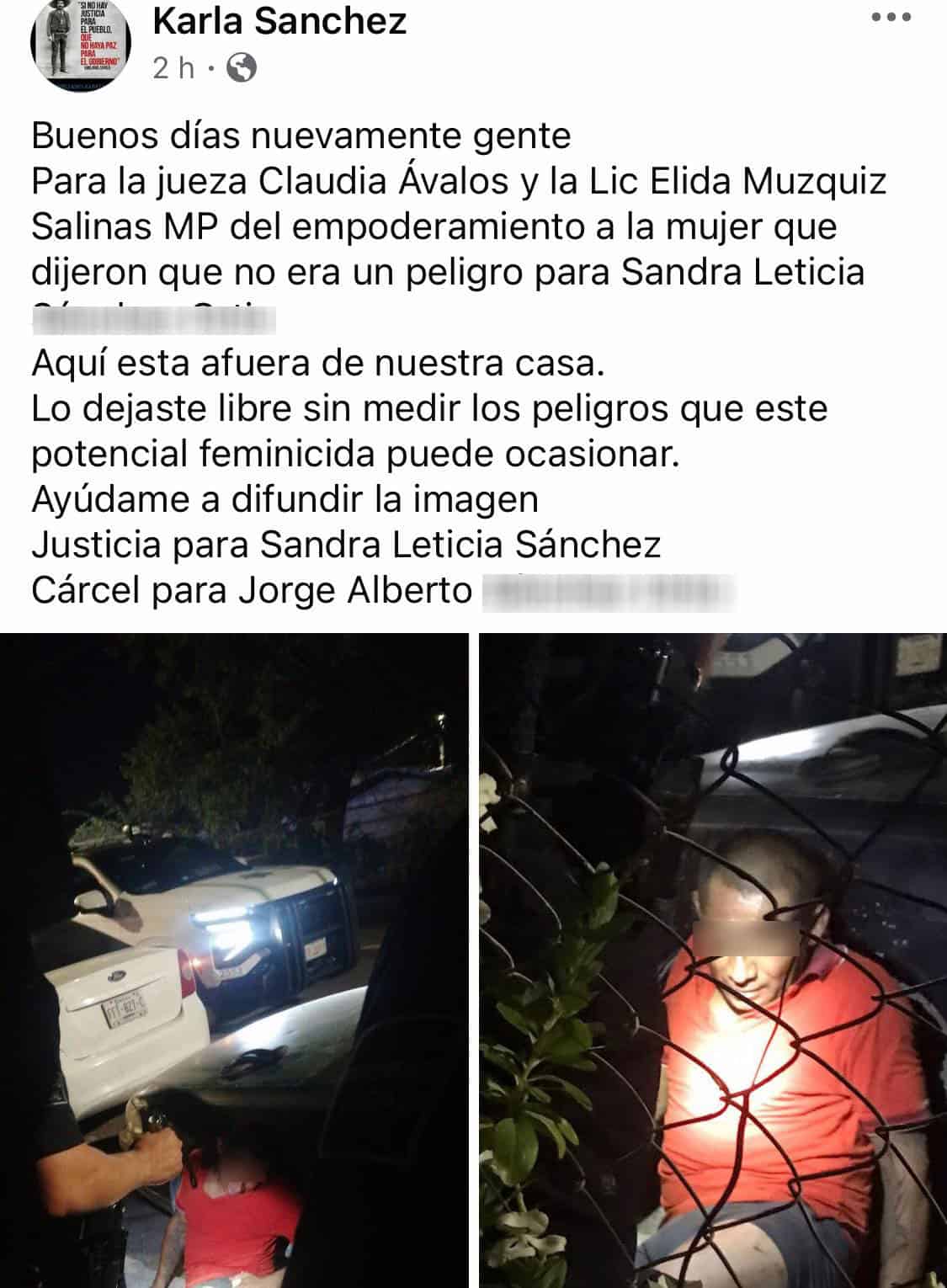 Hijo violento viola orden de restricción y va por su madre; MP decía NO ERA UN RIESGO