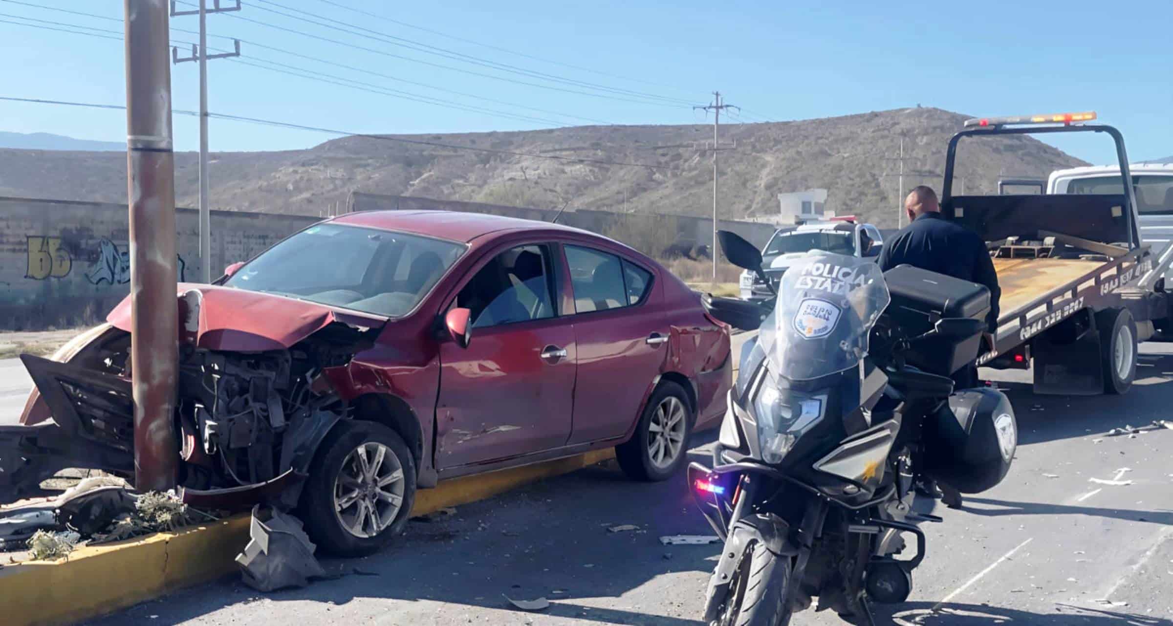 Embiste trailero cuatro vehículos