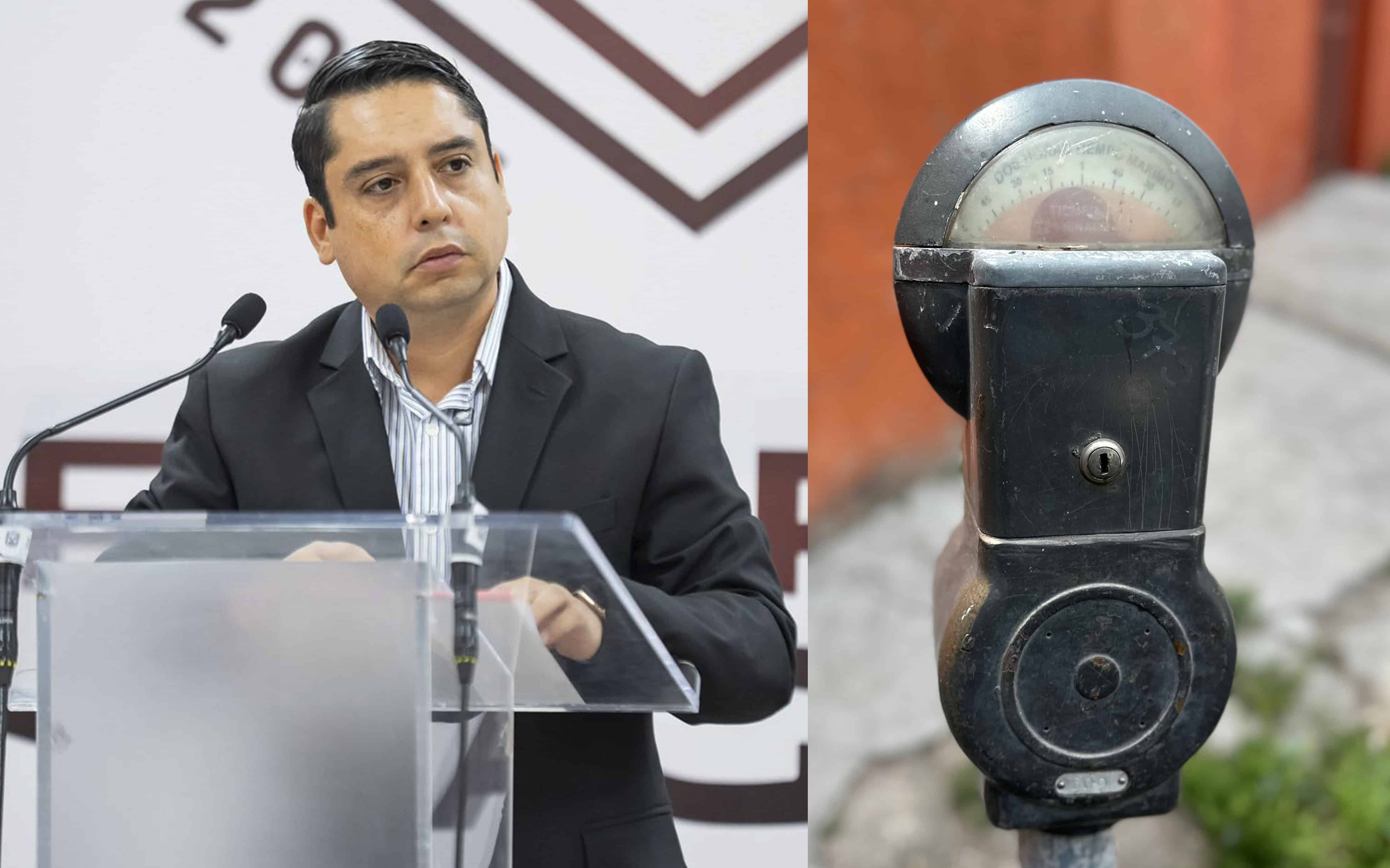 Gobierno municipal traslada responsabilidad a los peatones ante parquímetros en mal estado