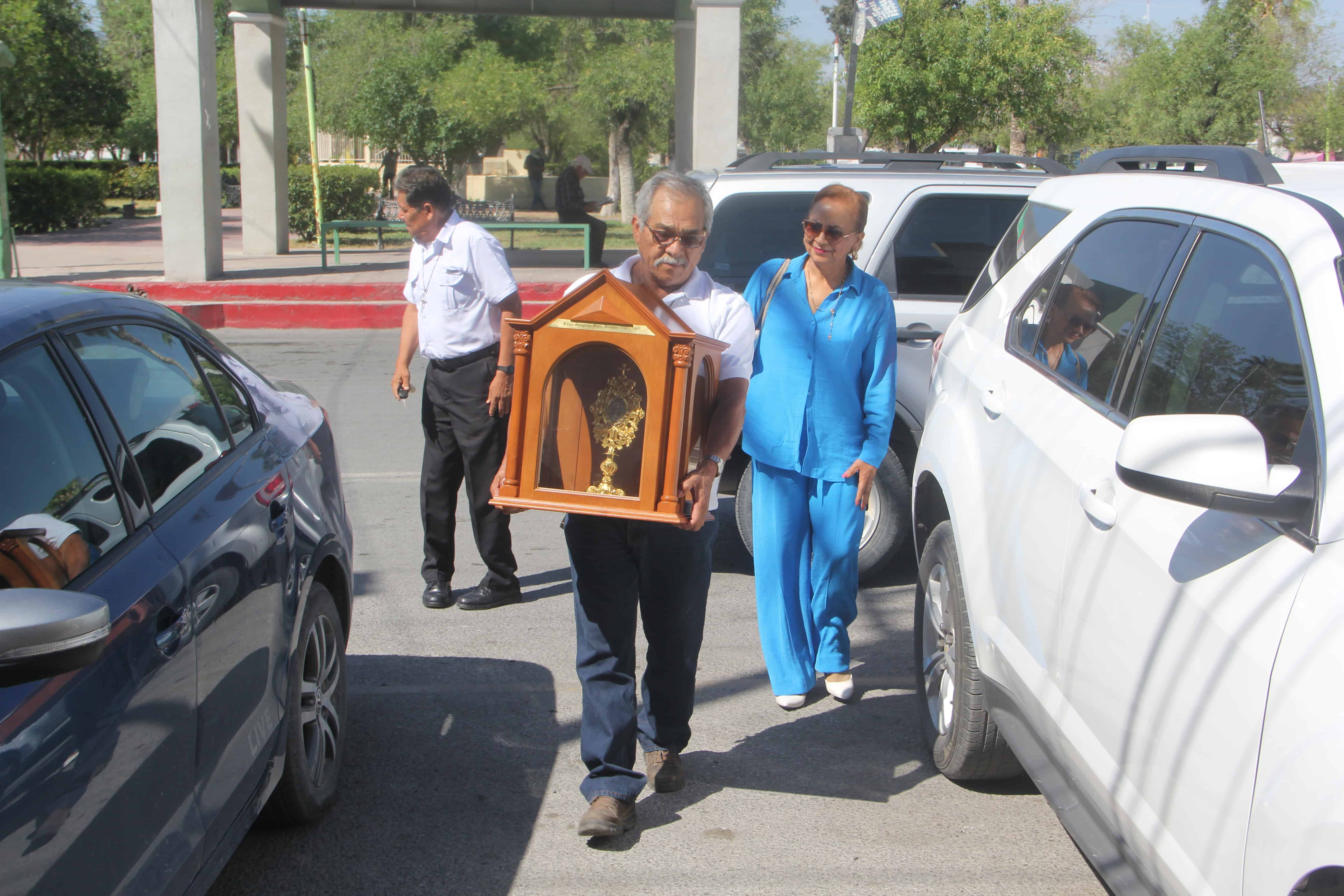 Frontera recibe las reliquias de Santa Margarita María Alacoque