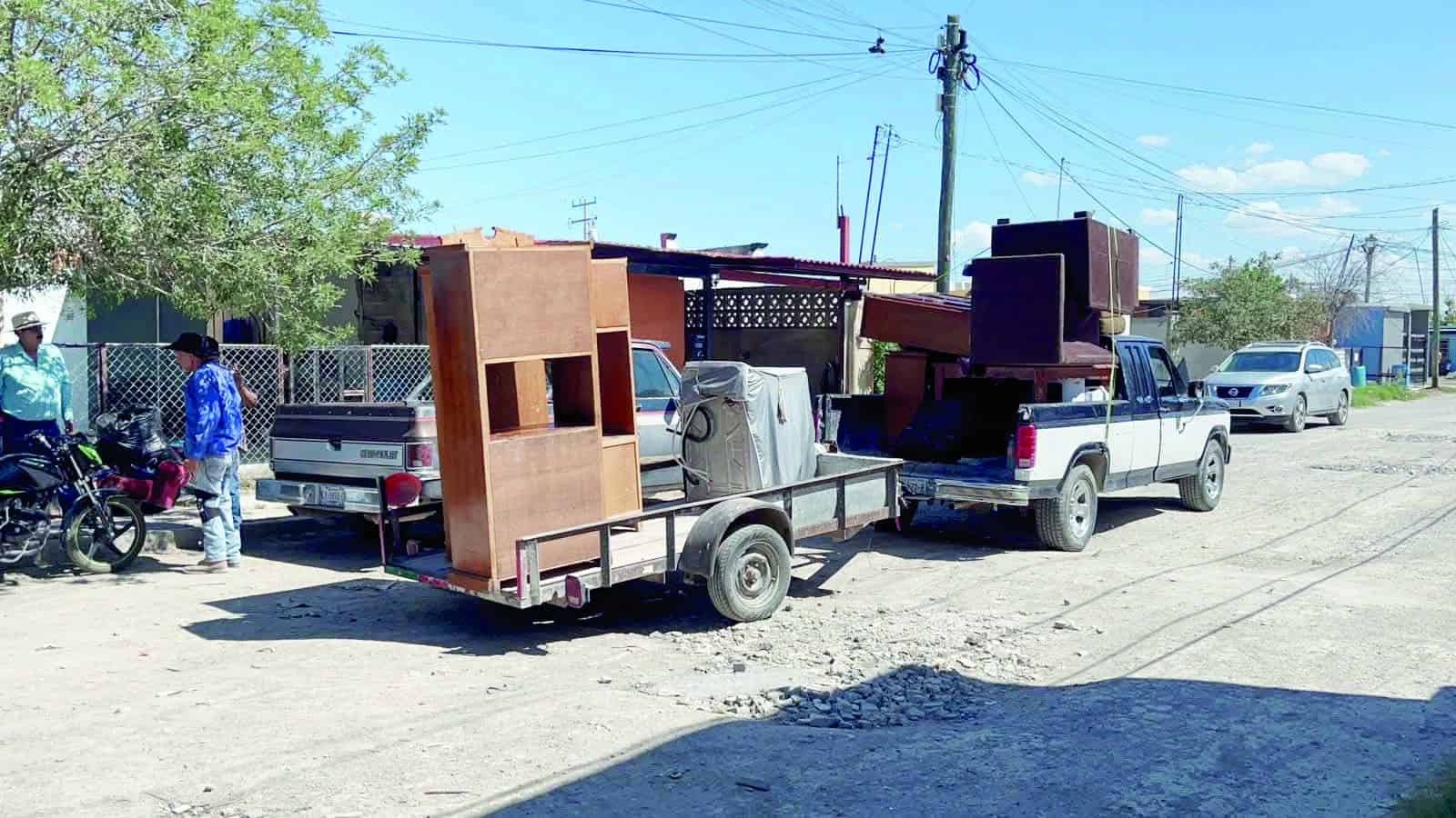 Orden de desalojo en calle Don Martín de Sabinas ejecutada por juzgado civil
