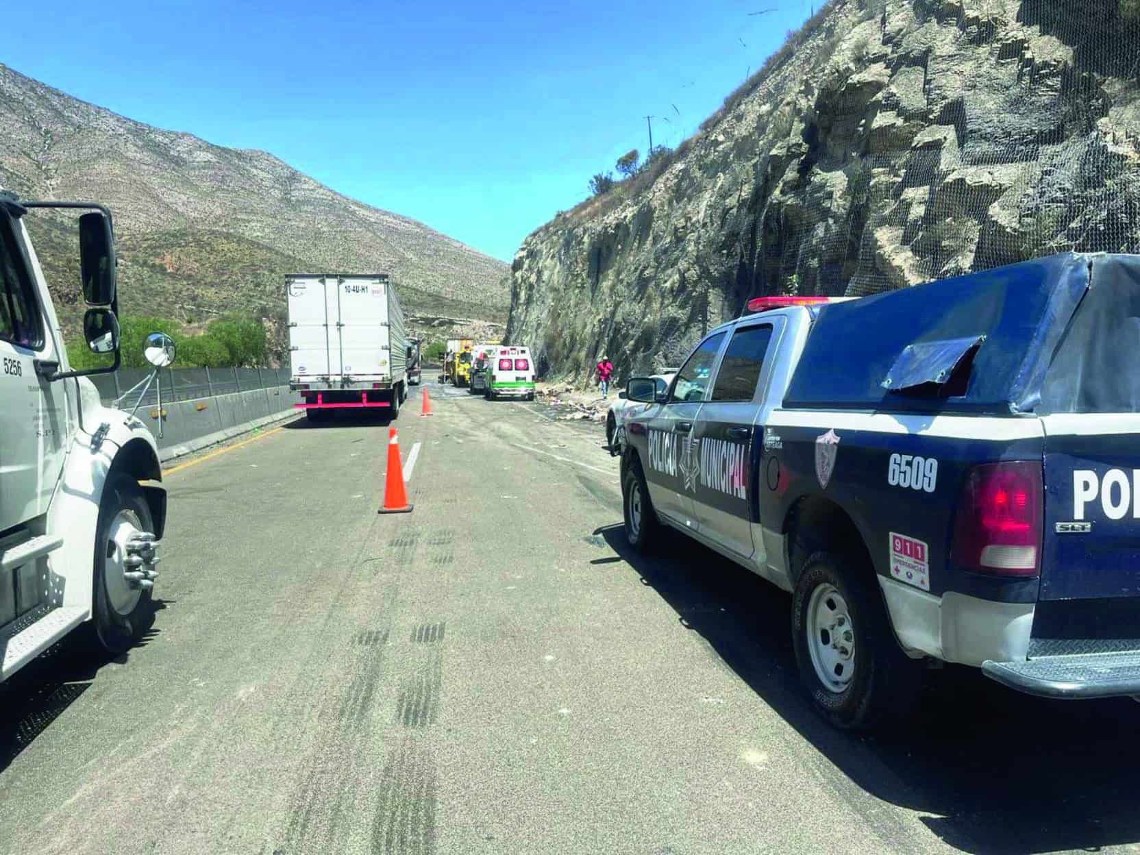 Temen transitar en "Los Chorros"