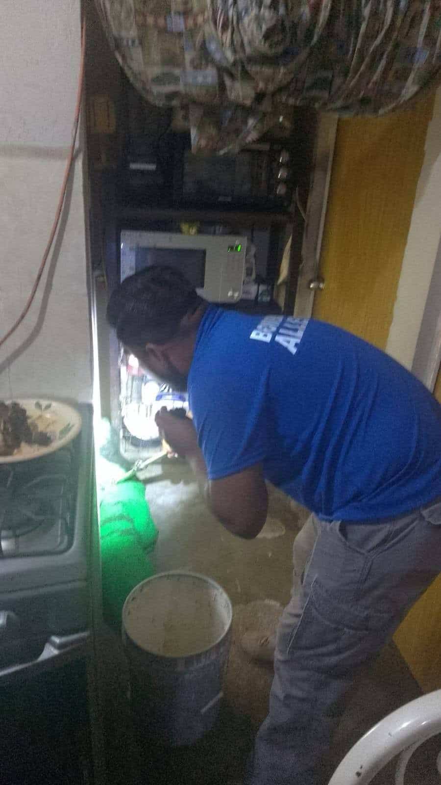 Aparece serpiente en baño y moviliza a cuerpos de rescate en Allende