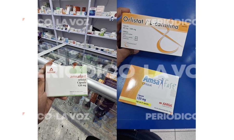 Venta sin control de Orlistat en Monclova preocupa a ciudadanos