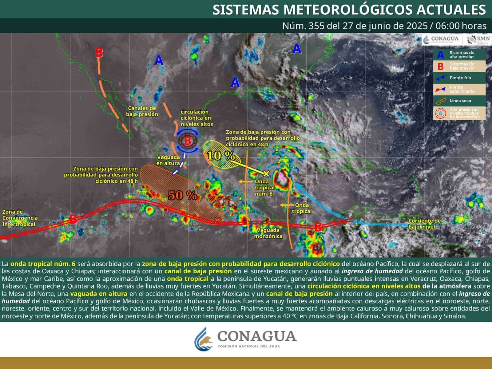Alerta Meteorológica por Lluvias Fuertes en Coahuila