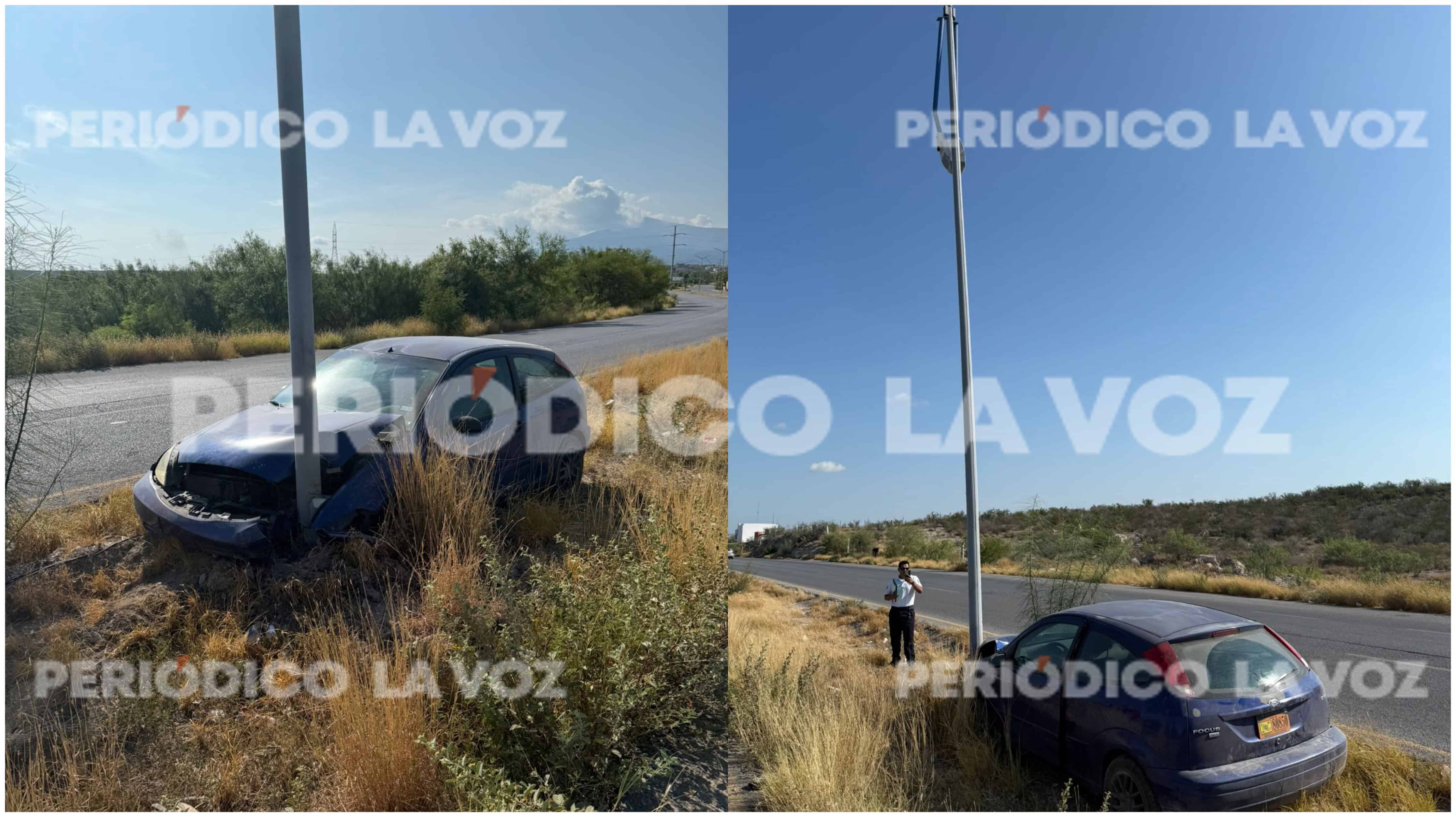 Conductora y acompañante resultan ilesas tras choque en Montessori