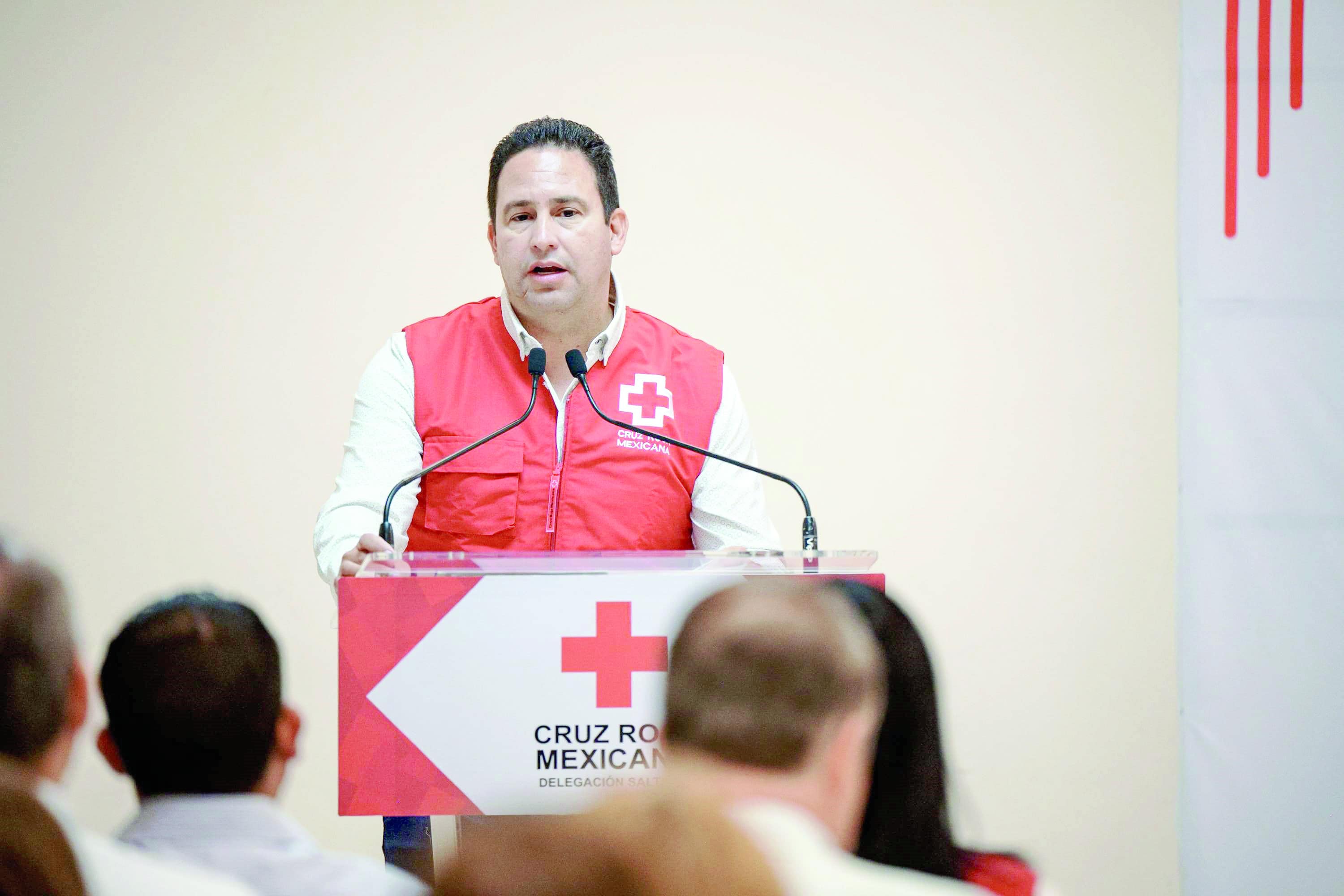 Sociedad civil y gobierno en equipo con Cruz Roja 
