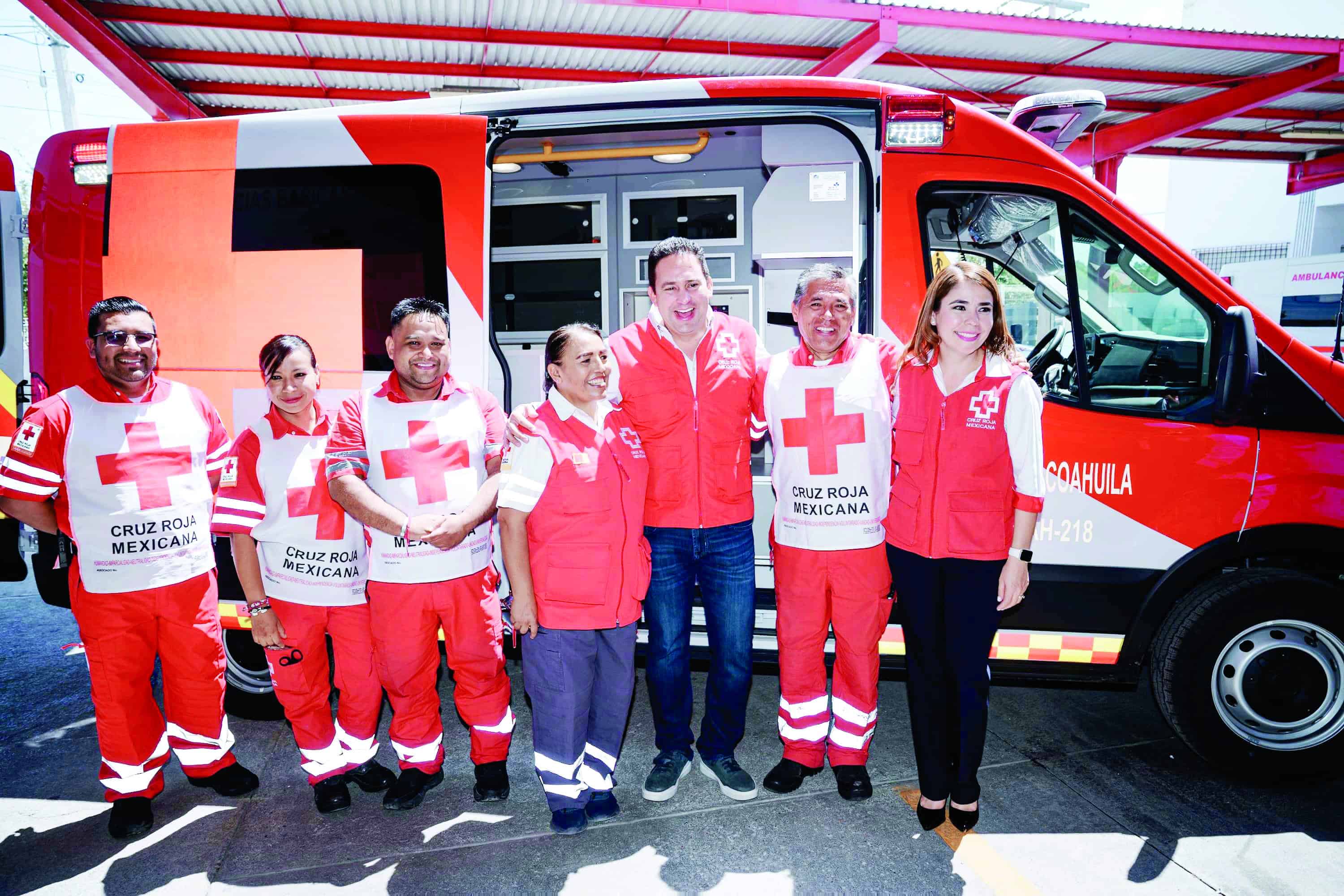 Sociedad civil y gobierno en equipo con Cruz Roja 