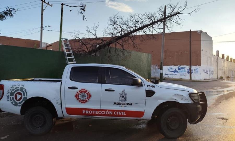 Protección Civil de Monclova advierte sobre pronóstico de lluvias y tormentas eléctricas
