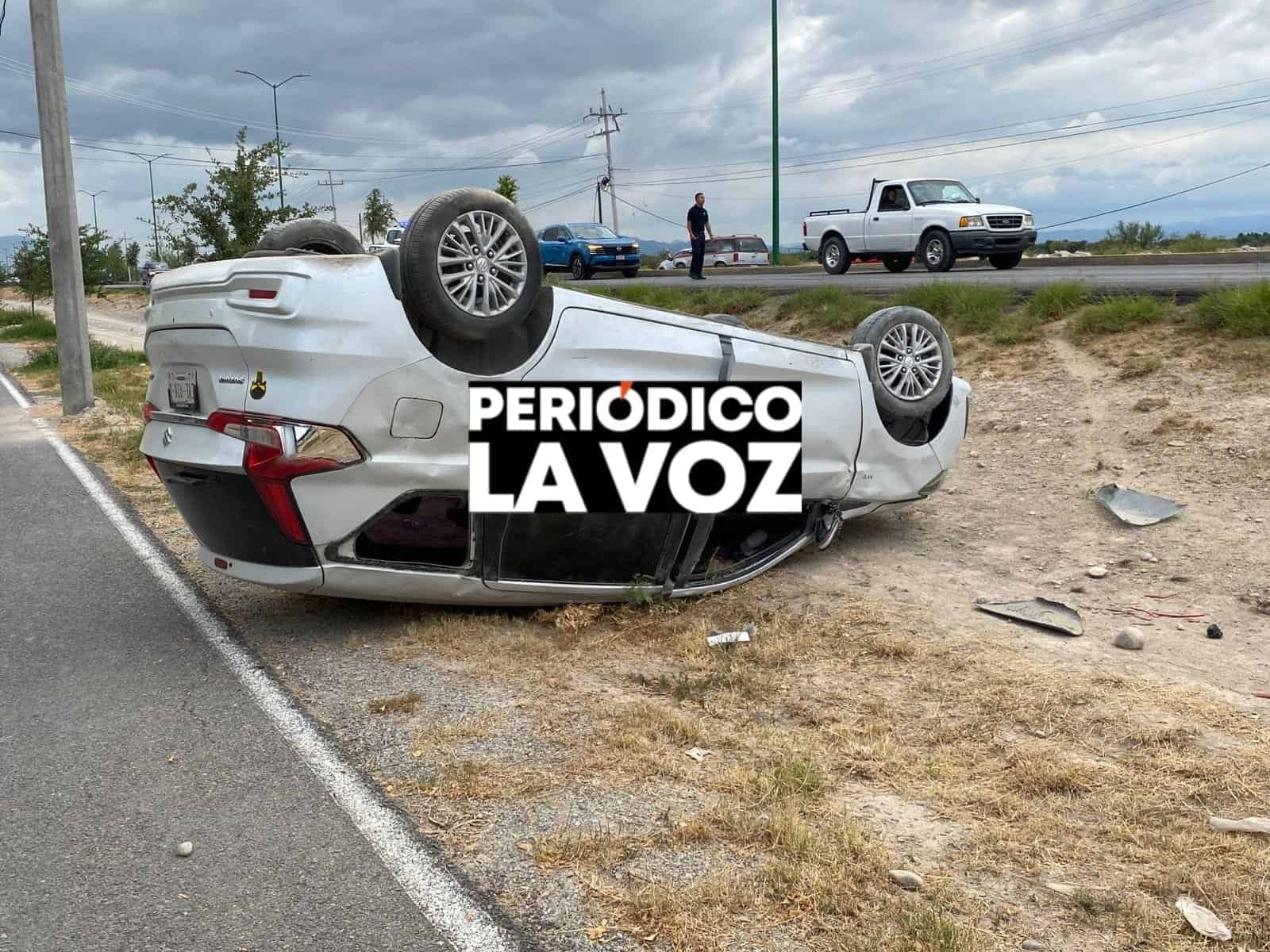 Maromean en la 30; Les tronó llanta