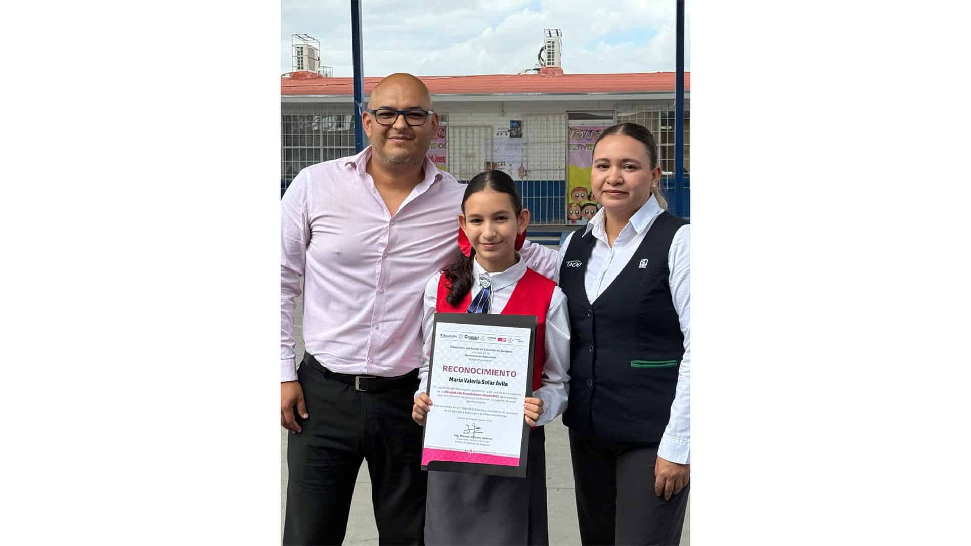 Alumna de Josefina Ortiz Soto entre los mejores de la Olimpiada 2025