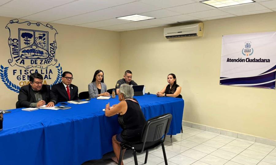 Delegado regional Medina encabeza jornada de la Fiscalía en Monclova