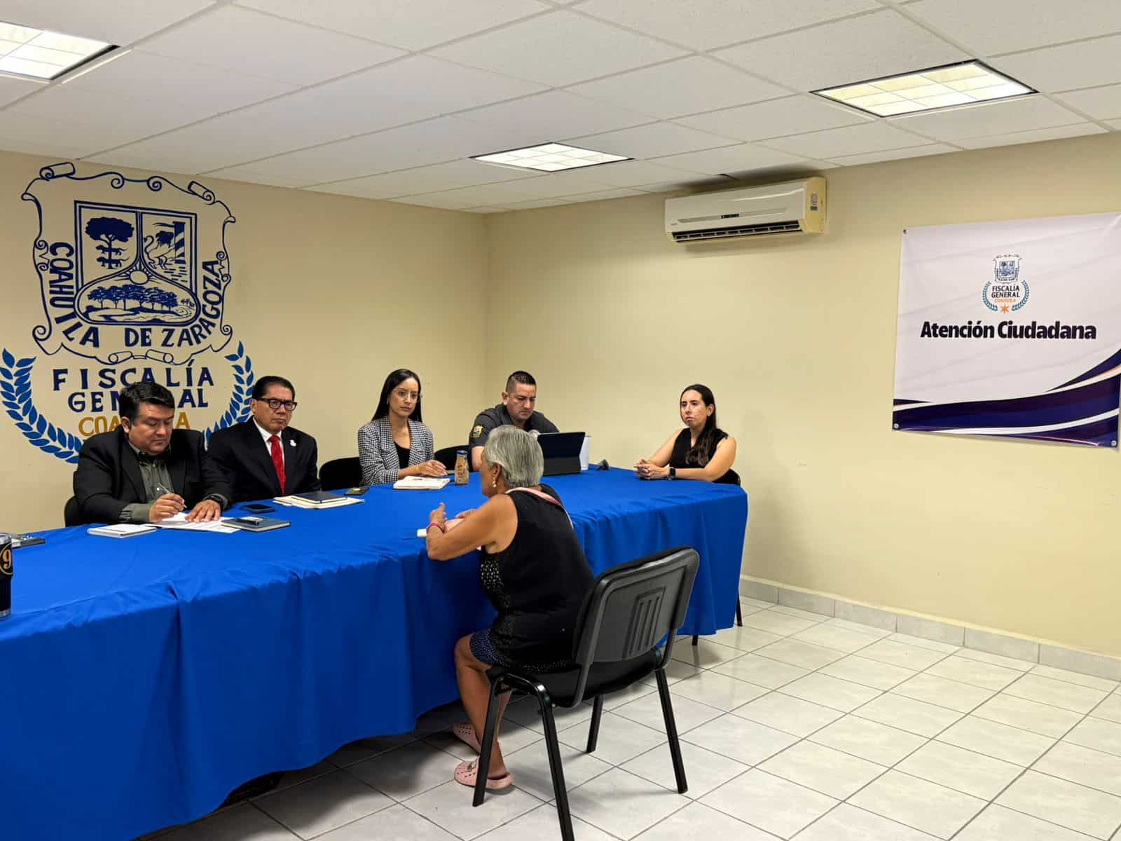 Delegado regional Medina encabeza jornada de la Fiscalía en Monclova