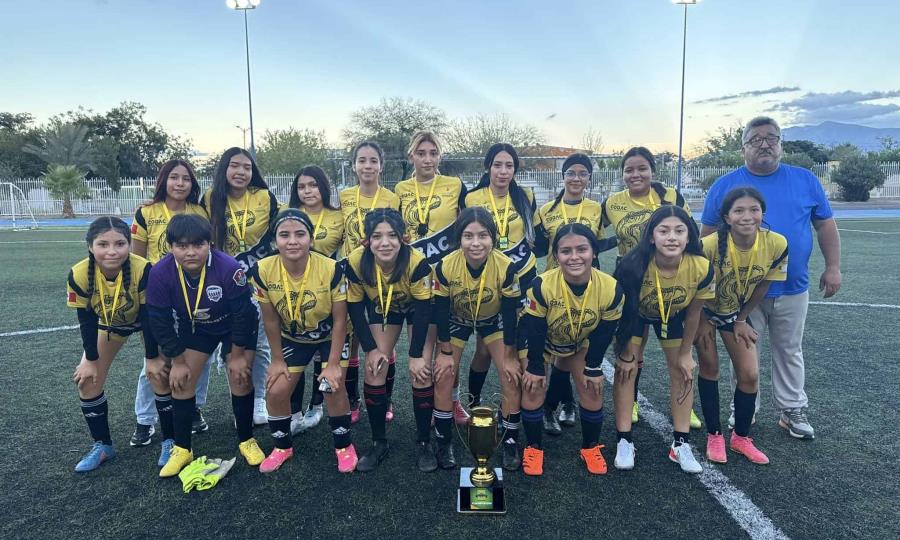 Equipo Femenil del COBAC Carmen Elizondo de Ancira se corona en la Liga Escolar de Fútbol