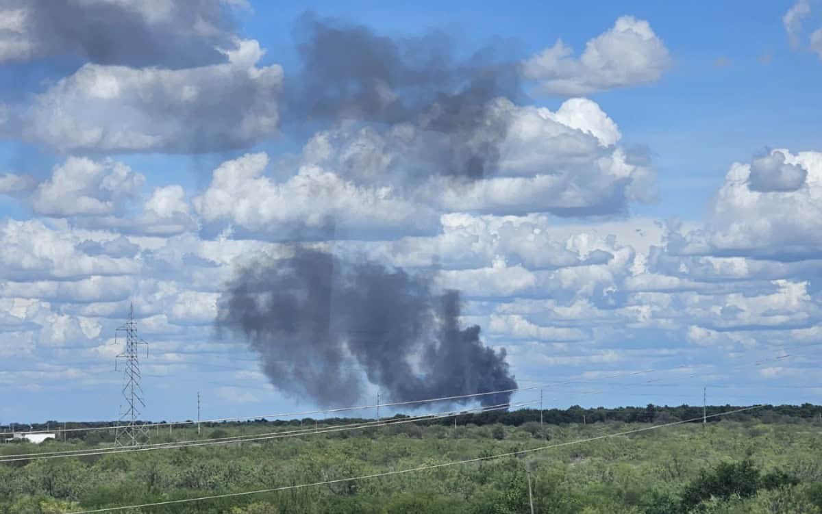 Incendio en basurero clandestino alarma a los vecinos de Villa Unión