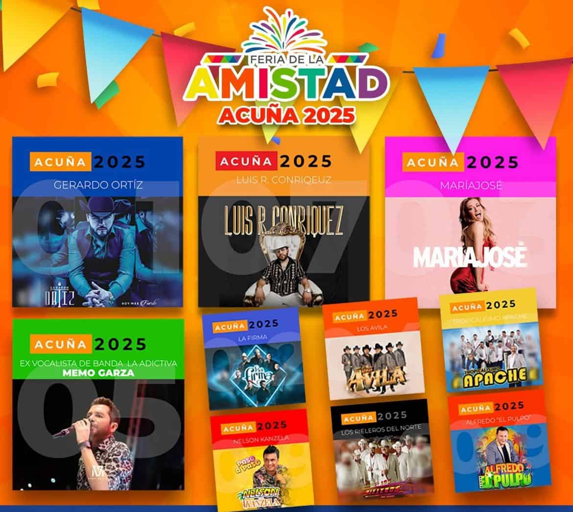 ¡Vuelve la Feria de Acuña! Anuncian fechas y cartelera musical