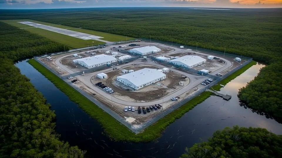 Donald Trump inaugura Alligator Alcatraz en Florida