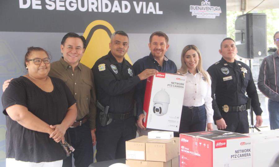 San Buenaventura recibe cámaras de vigilancia de alta gama para mejorar la seguridad
