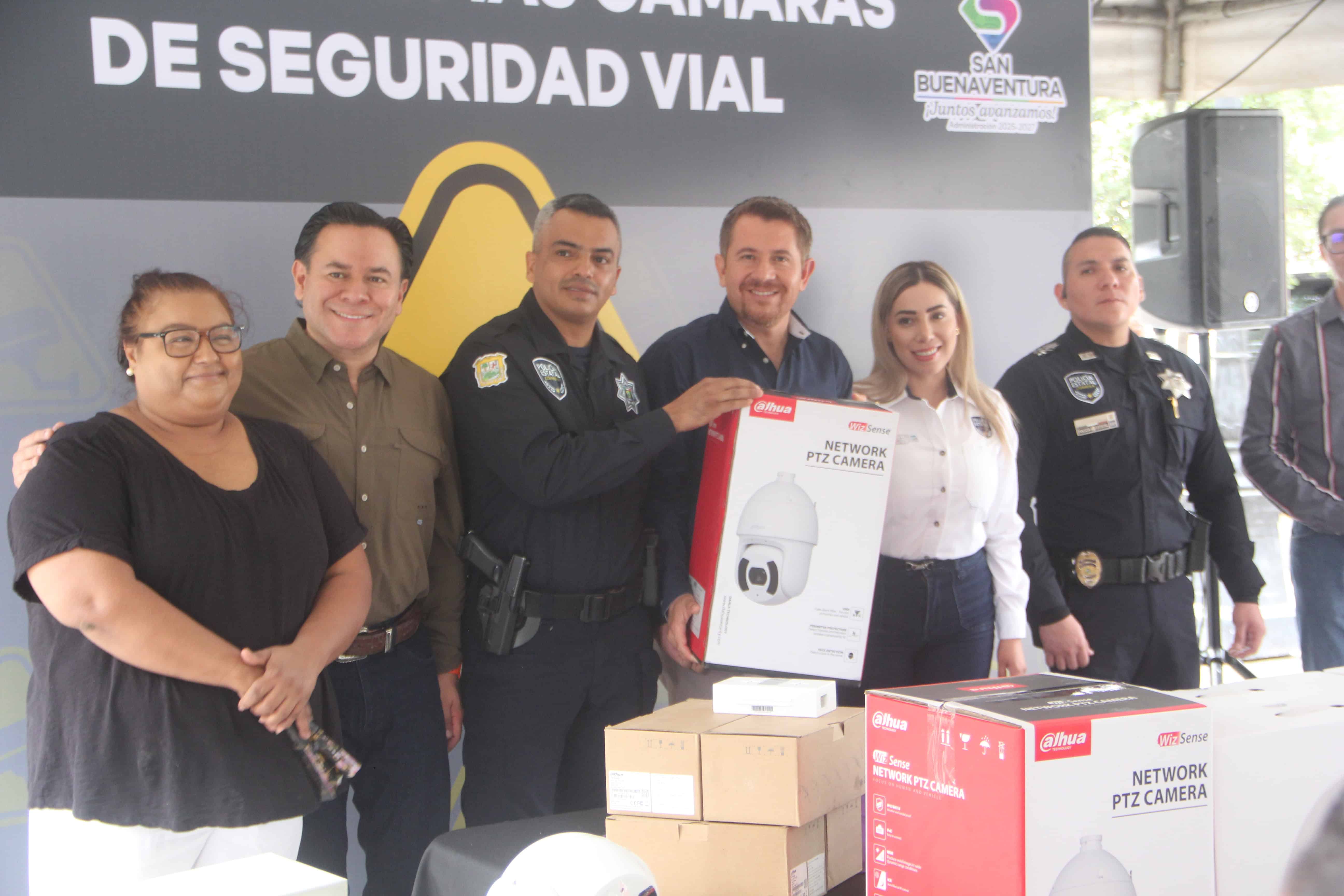 San Buenaventura recibe cámaras de vigilancia de alta gama para mejorar la seguridad