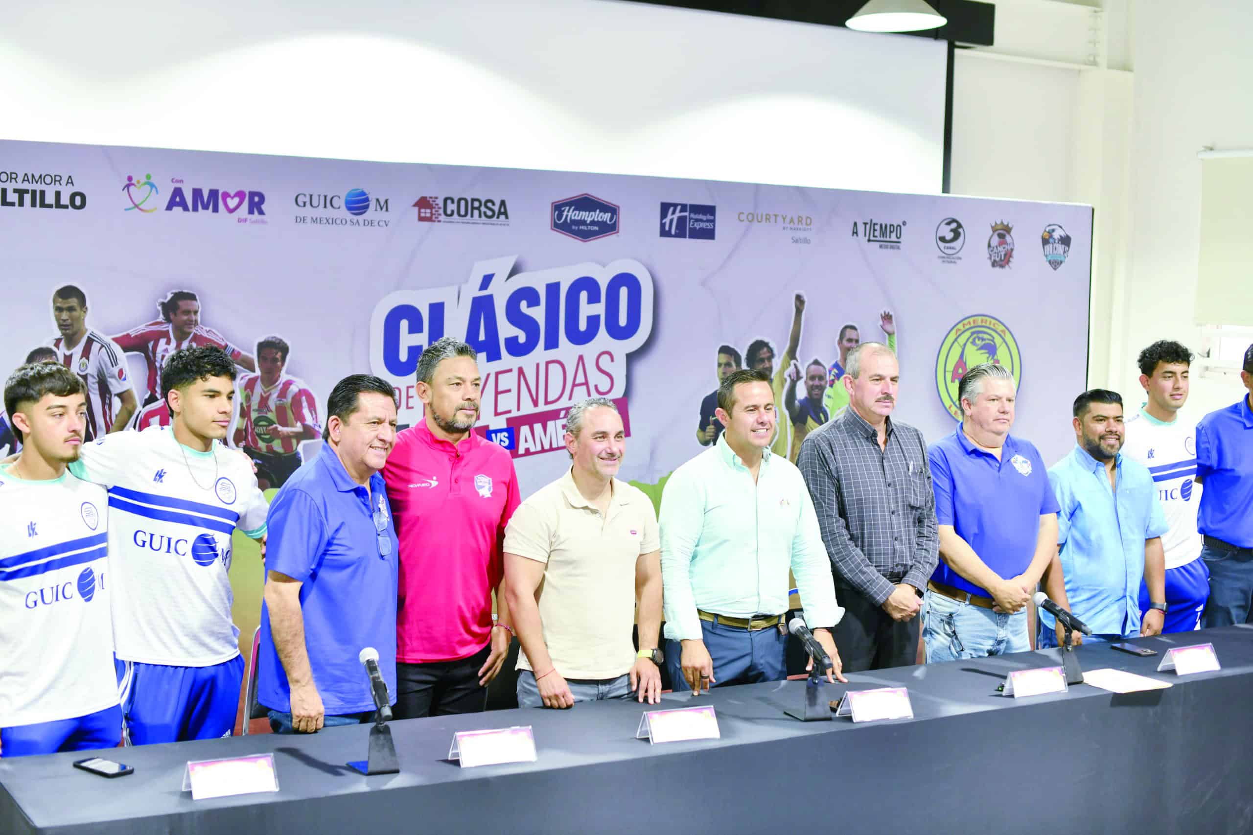 Jugarán leyendas del fútbol a favor del DIF Saltillo 
