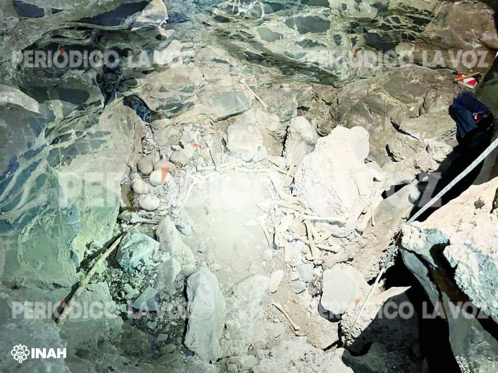 INAH resguarda restos óseos hallados en Ocampo para preservar patrimonio cultural