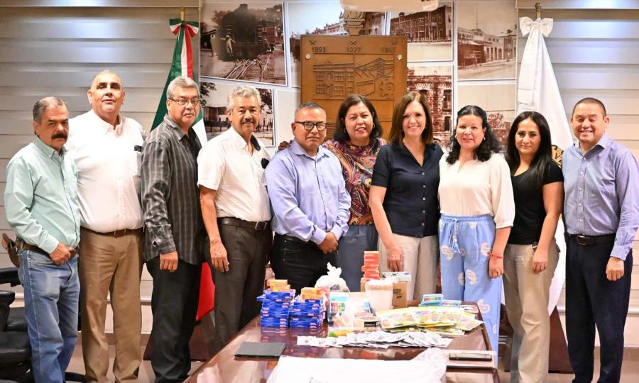 Alcaldesa Sara Irma Pérez Cantú fortalece bibliotecas públicas en Frontera