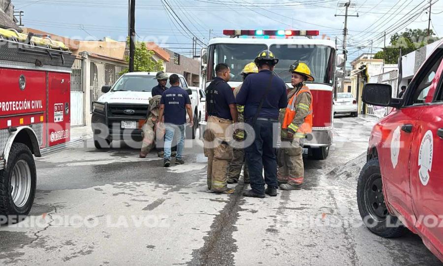 Vecinos alertan conato de incendio en colonia Ciudad Deportiva