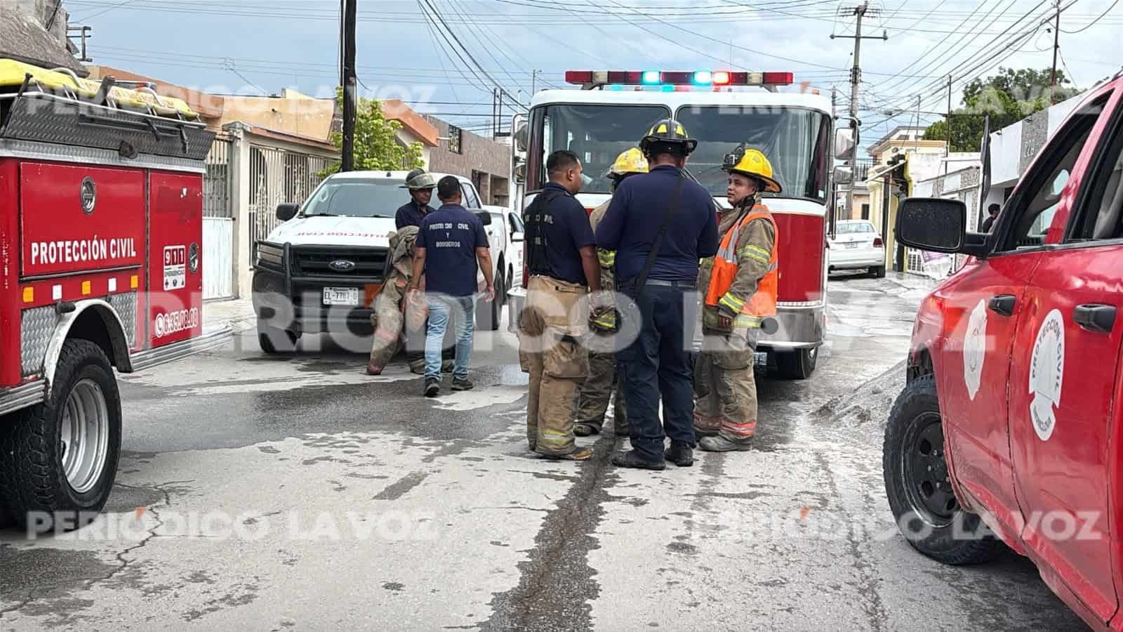 Vecinos alertan conato de incendio en colonia Ciudad Deportiva