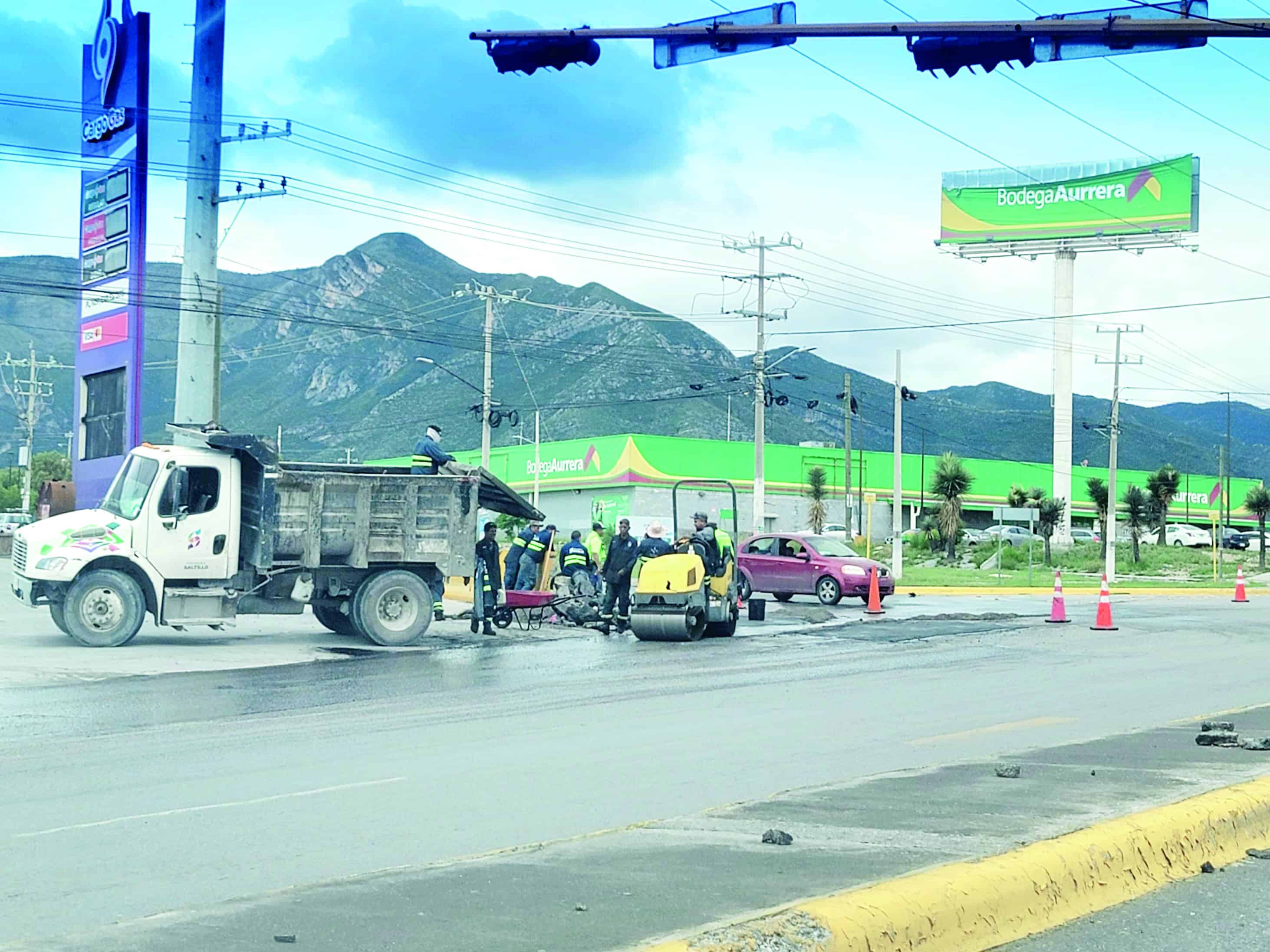 Intensifican bacheo en Miarsierra y Teresitas