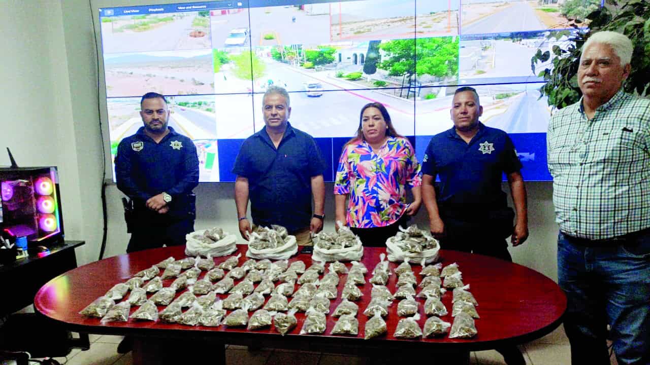 Operativo policial en Cuatro Ciénegas logra decomiso de sustancias ilegales
