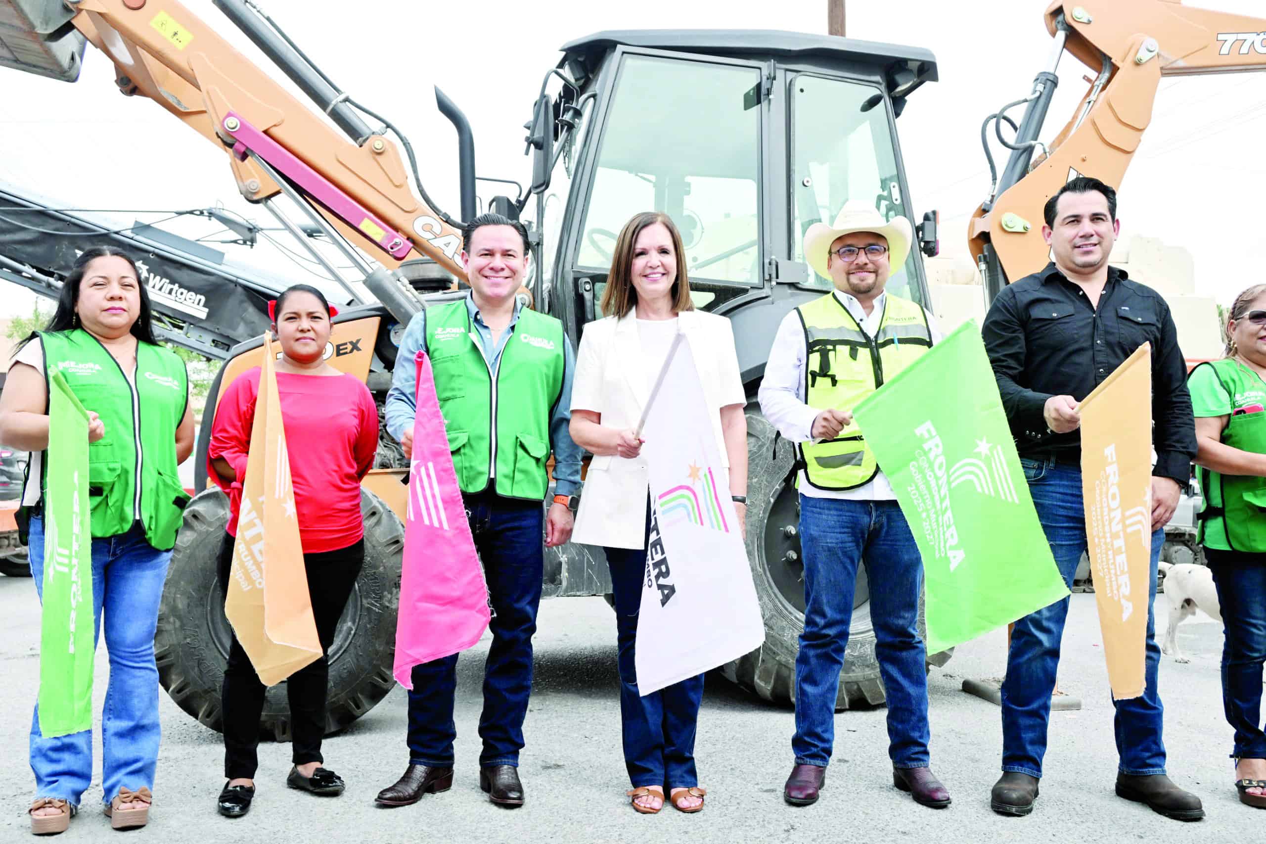 Alcaldesa Sari Pérez Cantú inicia obras de recarpeteo en la colonia Guadalupe Borja