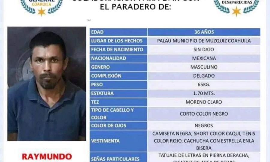 Desesperada búsqueda de Raymundo Reyes Hernández en Palaú