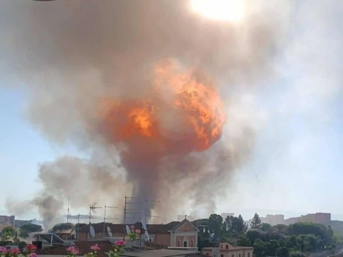 Explosión en gasolinera de Roma deja 45 personas heridas