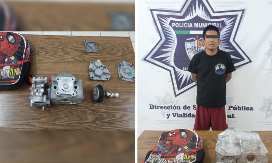 Detienen a presunto integrante de banda dedicada al robo de piezas de tren en Sabinas