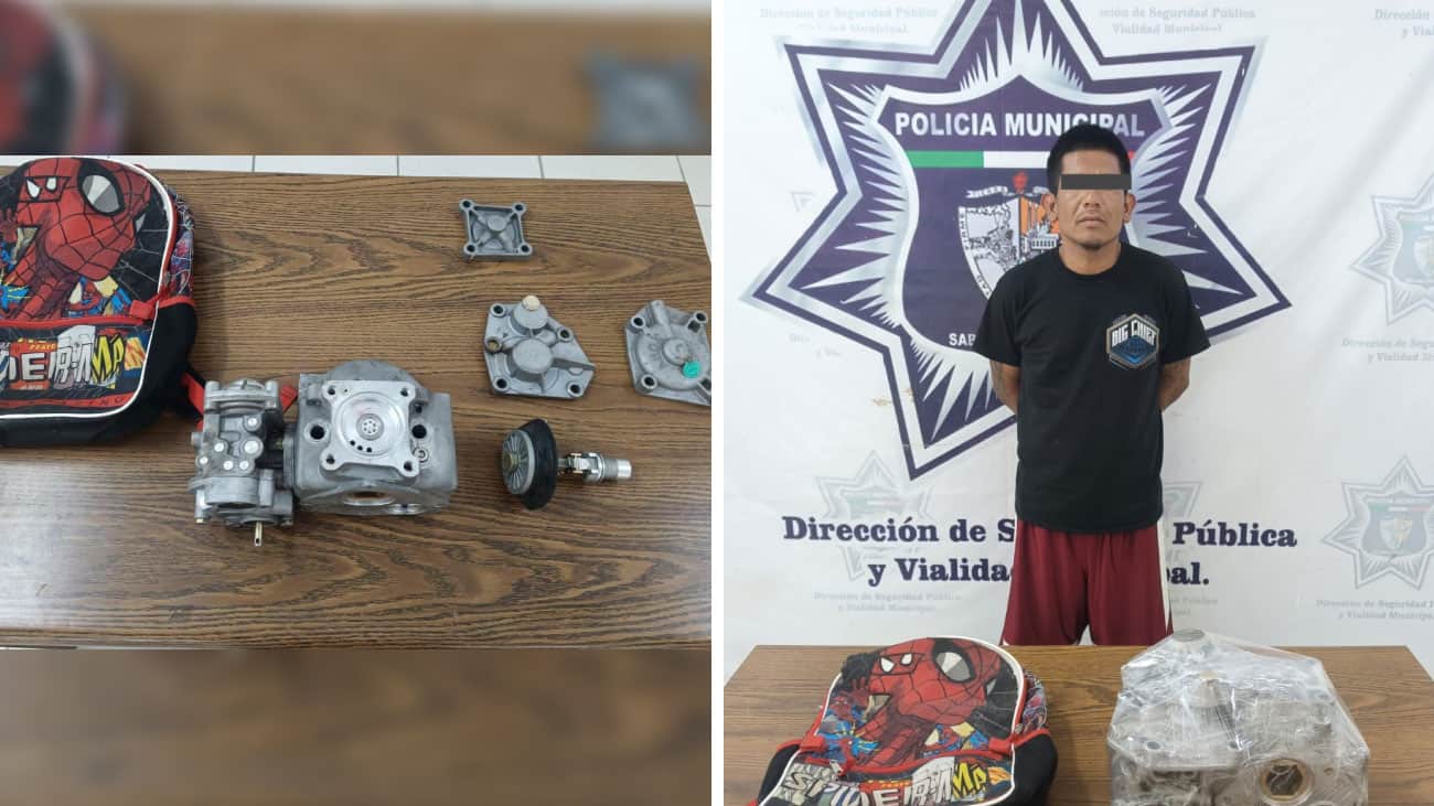Detienen a presunto integrante de banda dedicada al robo de piezas de tren en Sabinas