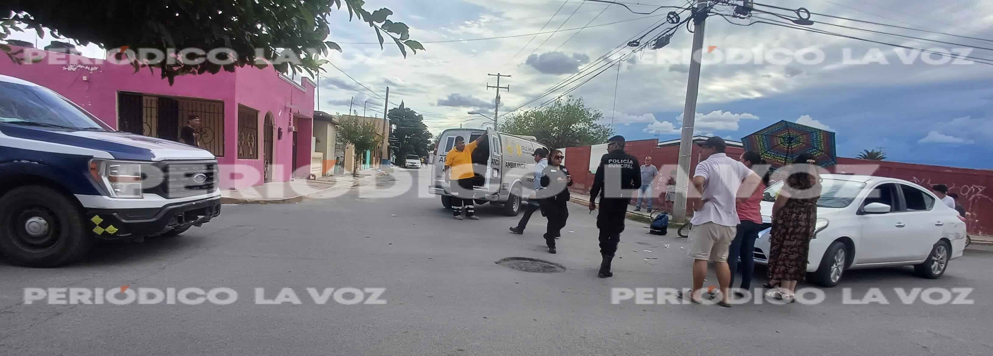 Conductor detenido por choque con joven en bicicleta en Frontera