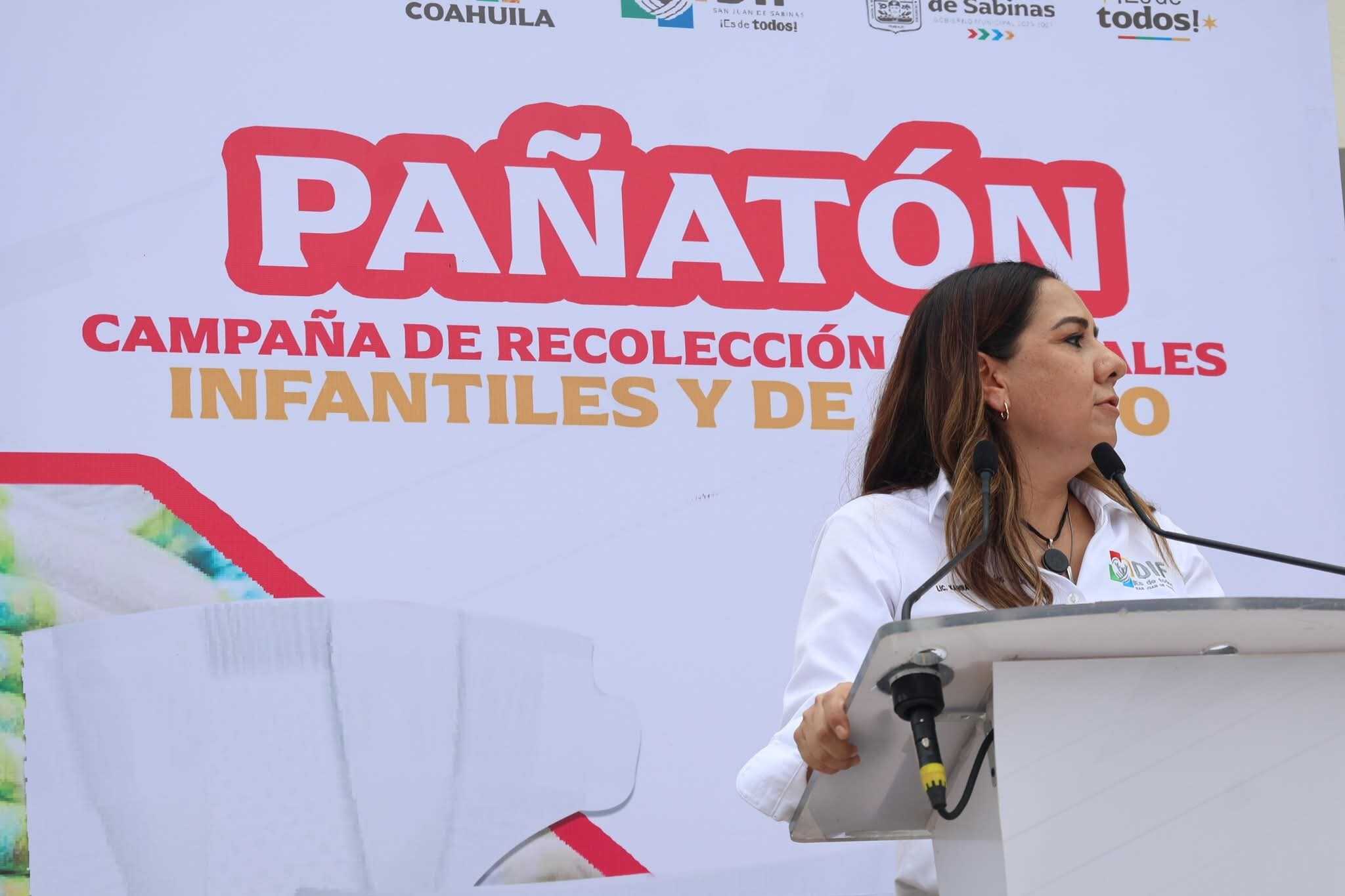 DIF Coahuila impulsa campaña PAÑATÓN 2025 en San Juan de Sabinas