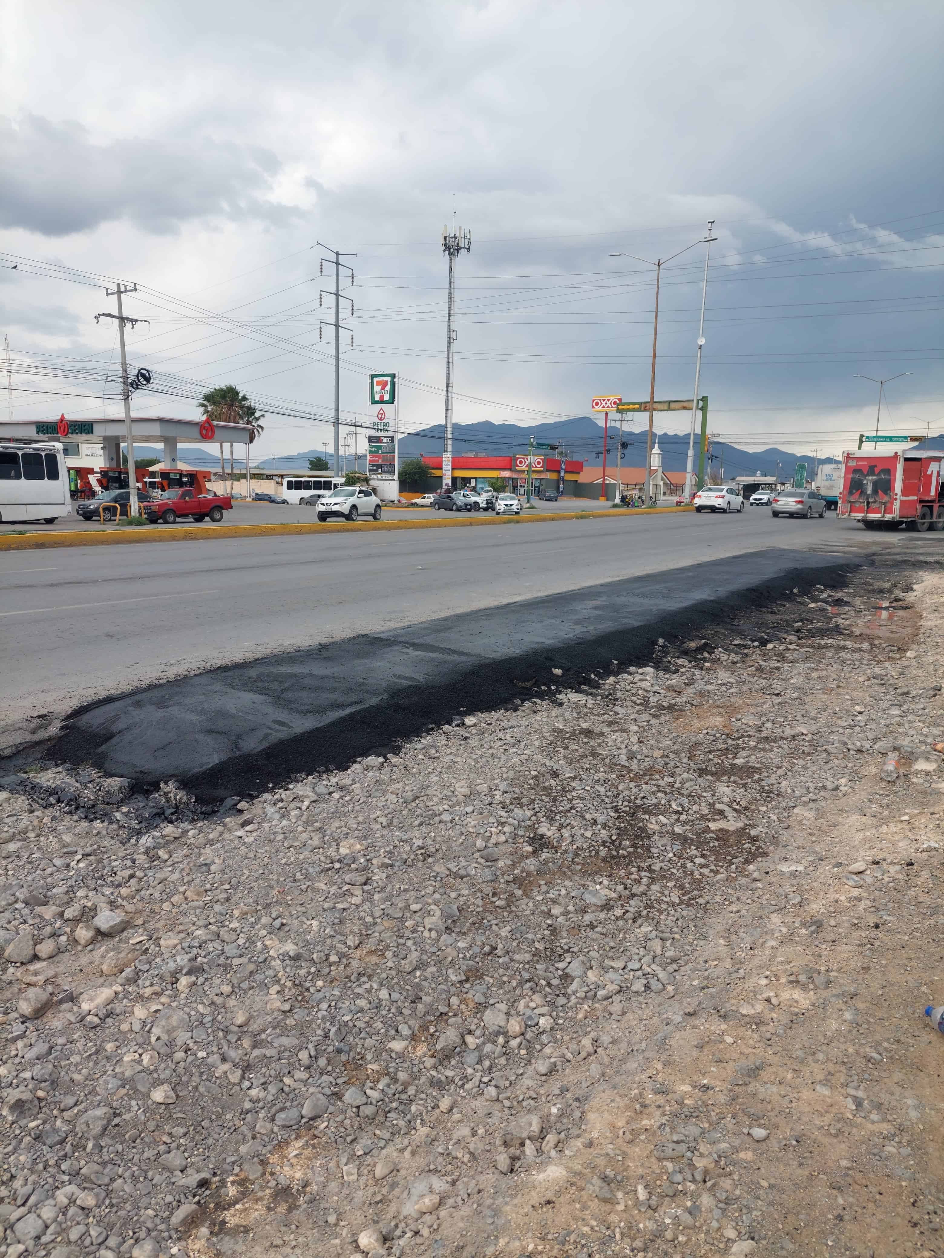 Mejoras viales en Saltillo: Ampliación de carriles y reforestación