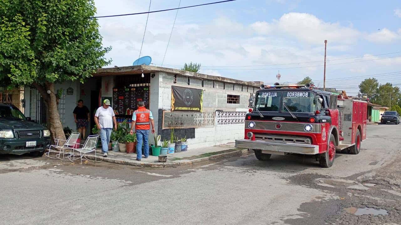 Fuego por descuido en cocina moviliza a bomberos en Allende