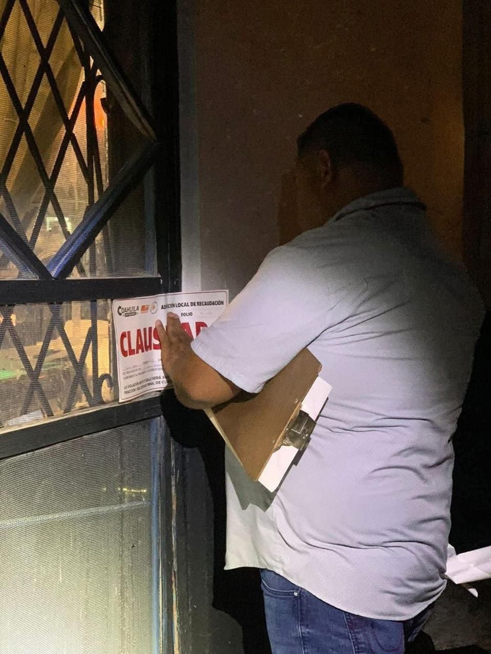 Clausuran Bar "Gambler" en operativo de revisión en Piedras Negras