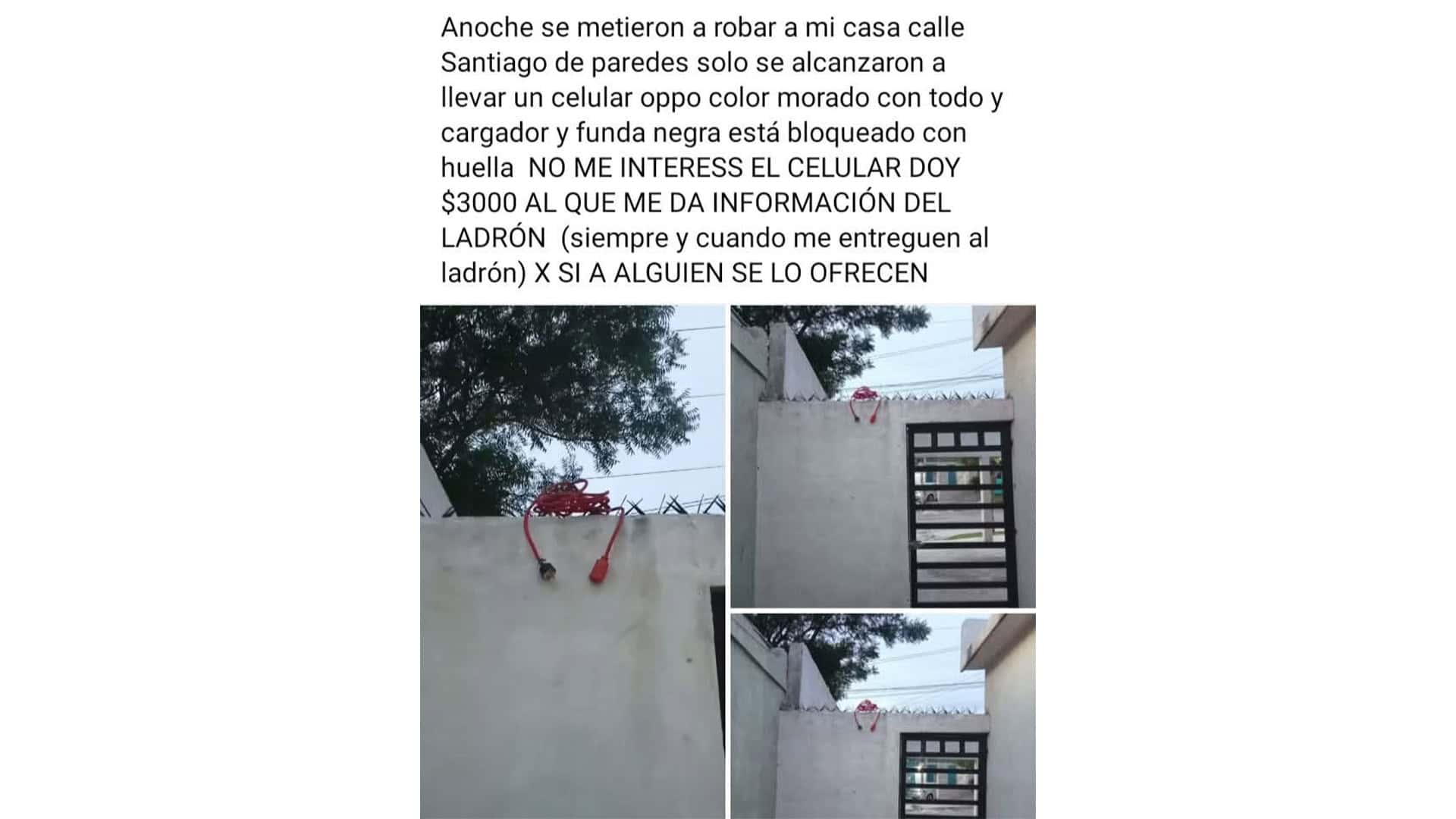 Vecina de Monclova denuncia robo de celular Oppo durante allanamiento