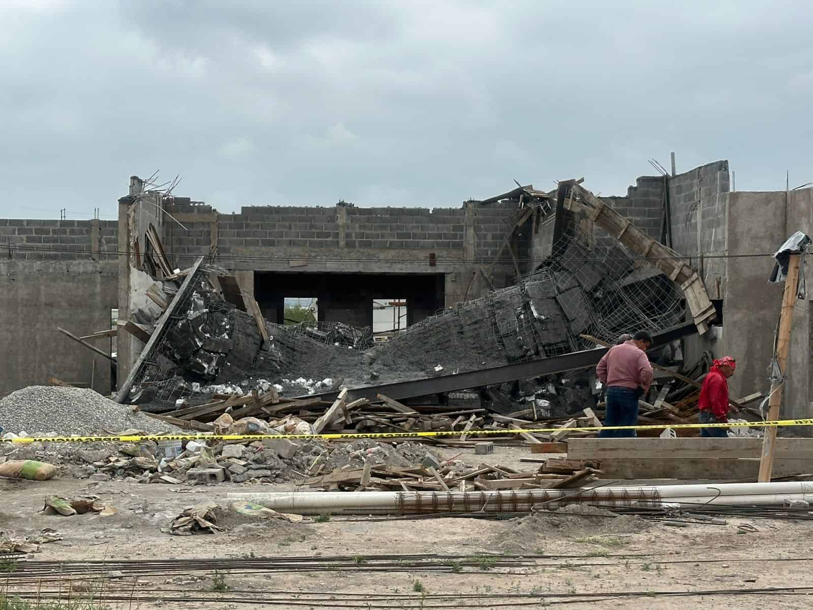 Clausuran obra en Piedras Negras tras colapso de cimbra que dejó 13 lesionados