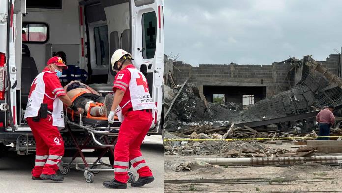 Clausuran obra en Piedras Negras tras colapso de cimbra que dejó 13 lesionados